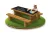 Ławostół Bali_blat kredowy.webp
