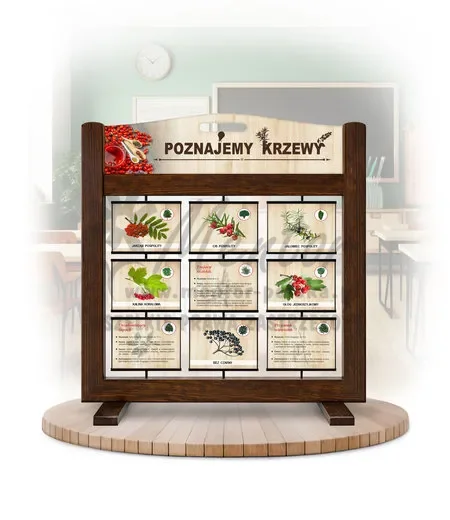 Seria poznawcza (gra mobilna) - Poznajemy krzewy (wersja ilustrowana) kolor brąz