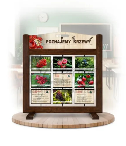 Seria poznawcza (gra mobilna) - Poznajemy krzewy (wersja foto) kolor brąz