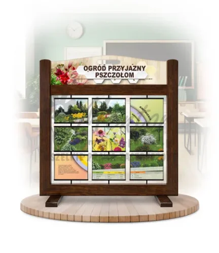 Seria poznawcza (gra mobilna) - Ogród przyjazny pszczołom kolor brąz
