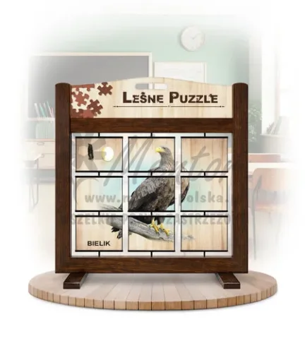 Leśne puzzle (gra mobilna) - Bielik i Myszołów_awers