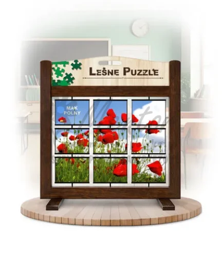 Leśne puzzle (gra mobilna) - Mak i Chaber_rewers kolor brąz