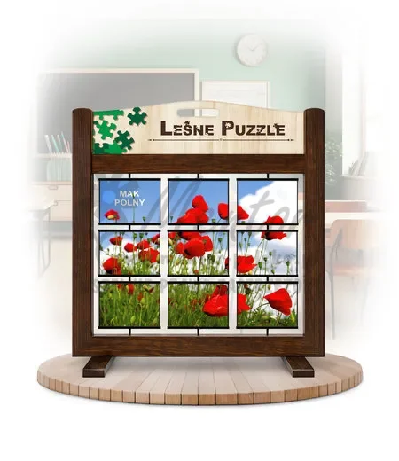 Leśne puzzle (gra mobilna) - Mak i Chaber_rewers kolor brąz