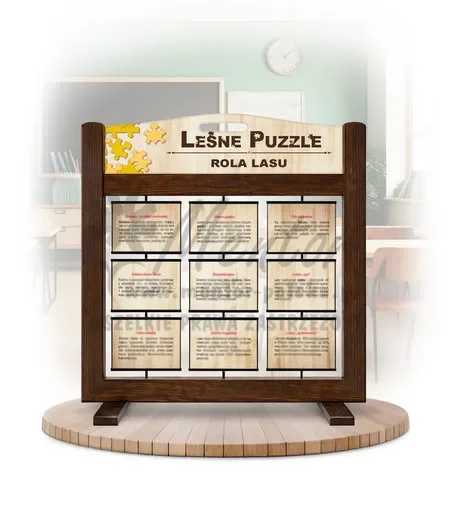 Leśne puzzle (gra mobilna) - Rola Lasu_rewers kolor brąz