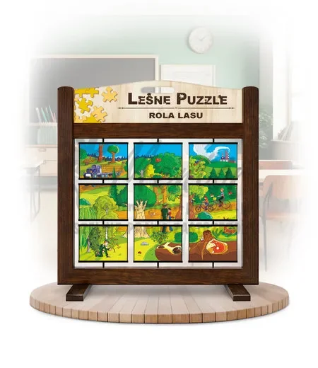 Leśne puzzle (gra mobilna) - Rola Lasu_awers kolor brąz