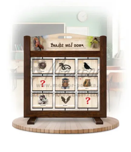 Pamięciówka (gra mobilna) - Znajdź mój dom kolor brąz