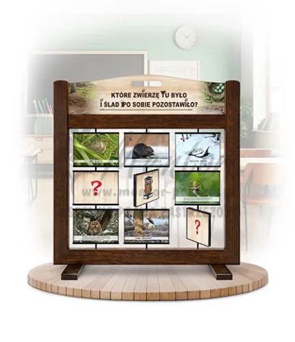 Pamięciówka (gra mobilna) - Które zwierzę tu było i ślad po sobie pozostawiło? kolor brąz