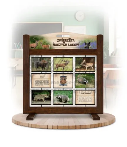 Pamięciówka (gra mobilna) - Zwierzęta naszych lasów kolor brąz