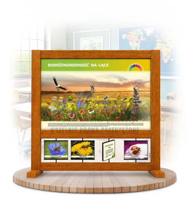 Seria Bio (mobilna) - Bioróżnorodność na łące kolor dąb