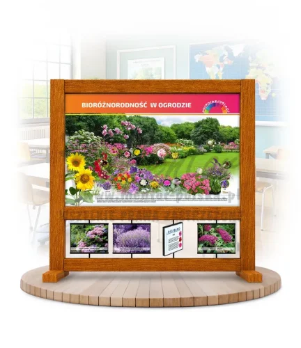 Seria Bio (mobilna) - Bioróżnorodność w ogrodzie kolor dąb