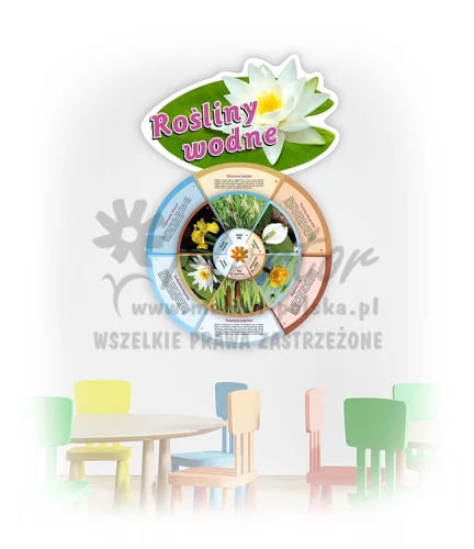 Koło Wiedzy - Rośliny wodne (do zawieszenia wewnątrz)
