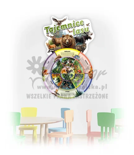 Koło Wiedzy - Tajemnice lasu (do zawieszenia wewnątrz)