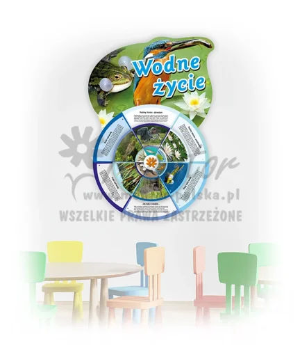 Koło Wiedzy - Wodne życie (do zawieszenia wewnątrz)