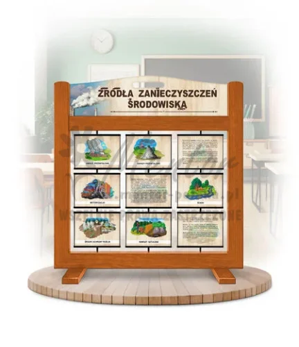 Seria poznawcza (gra mobilna) - Źródła zanieczyszczeń środowiska kolor dąb