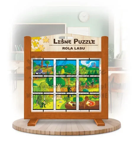Leśne puzzle (gra mobilna) - Rola Lasu_awers kolor dąb