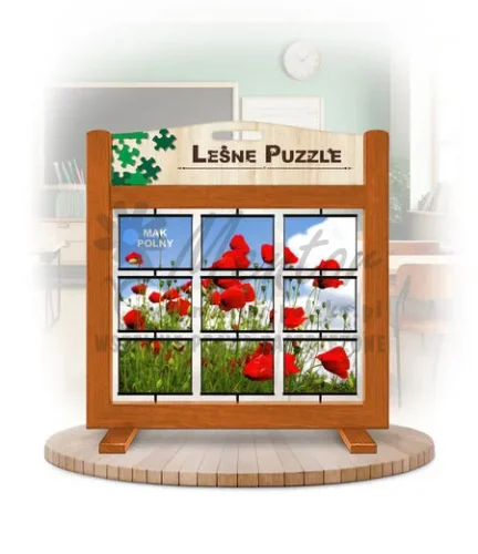 Leśne puzzle (gra mobilna) - Mak i Chaber_rewers kolor dąb
