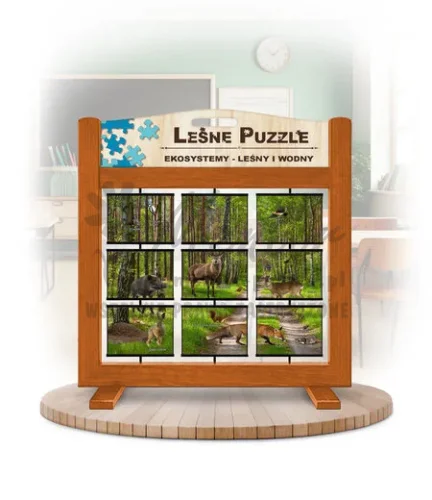 Leśne puzzle (gra mobilna) - Ekosystemy_awers kolor dąb