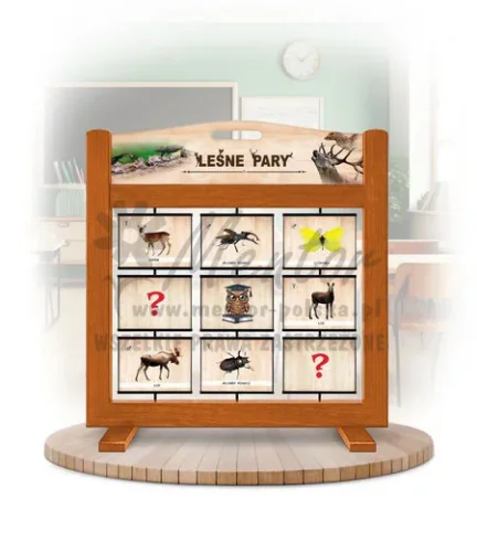 Pamięciówka (gra mobilna) - Leśne pary kolor dąb