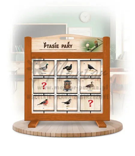 Pamięciówka (gra mobilna) - Ptasie pary kolor dąb