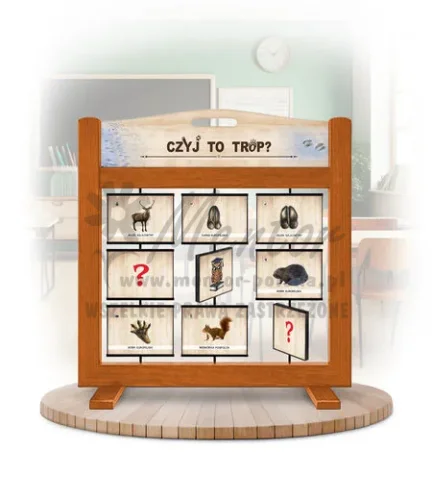 Pamięciówka (gra mobilna) - Czyj to trop? kolor dąb