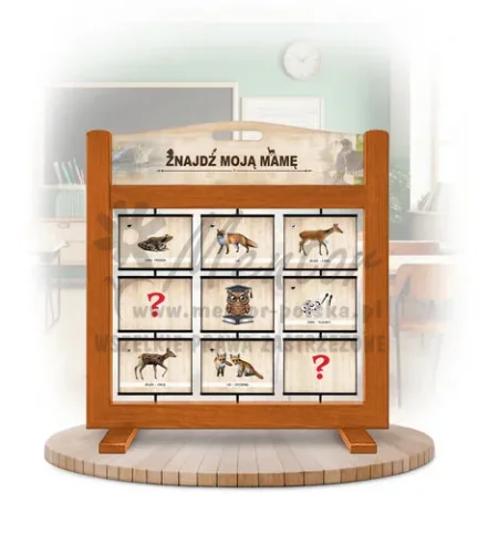 Pamięciówka (gra mobilna) - Znajdź moją mamę kolor dąb