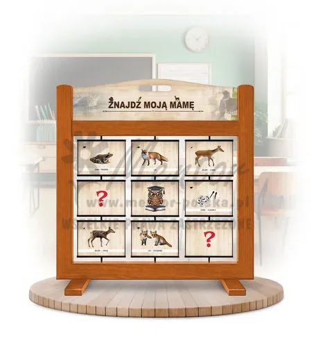 Pamięciówka (gra mobilna) - Znajdź moją mamę kolor dąb