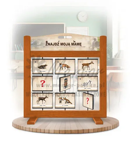 Pamięciówka (gra mobilna) - Znajdź moją mamę kolor dąb