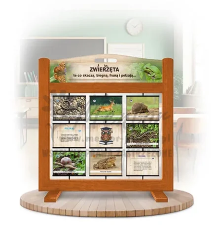 Pamięciówka (gra mobilna) - Zwierzęta - te co skaczą, biegną, fruną i pełzają kolor dąb