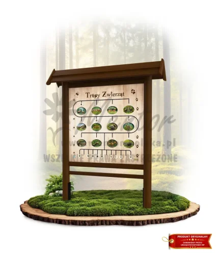 Labirynt Natury (typ S) - Tropy zwierząt_brąz