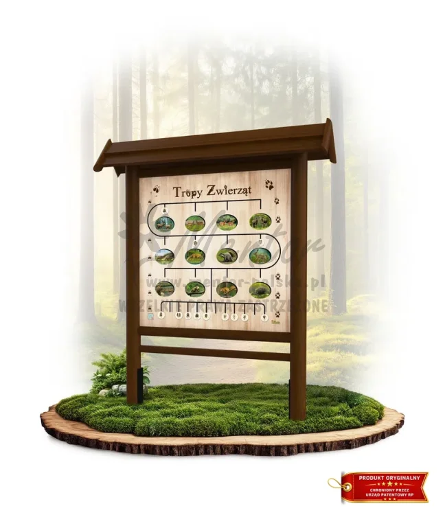 Labirynt Natury (typ S) - Tropy zwierząt_brąz