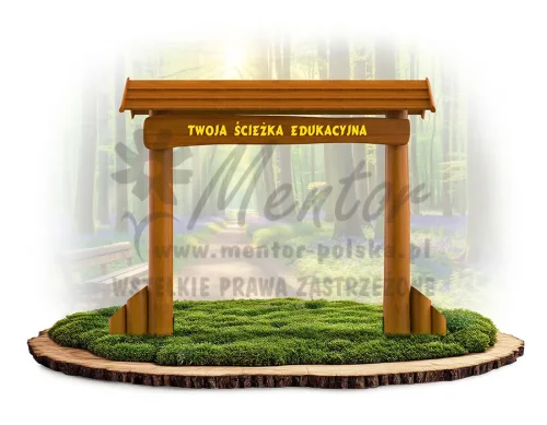 Brama na ścieżkę 04_dąb