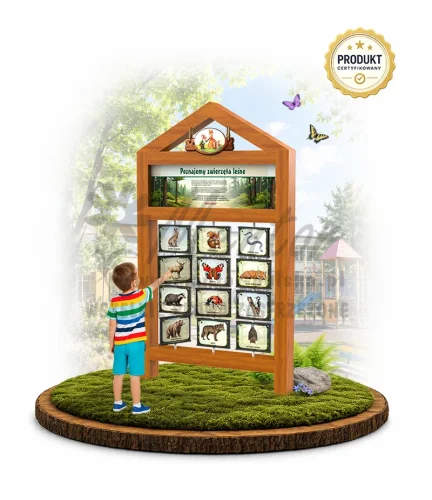 Gra edukacyjna - Memory przedszkolaka, kolor dąb