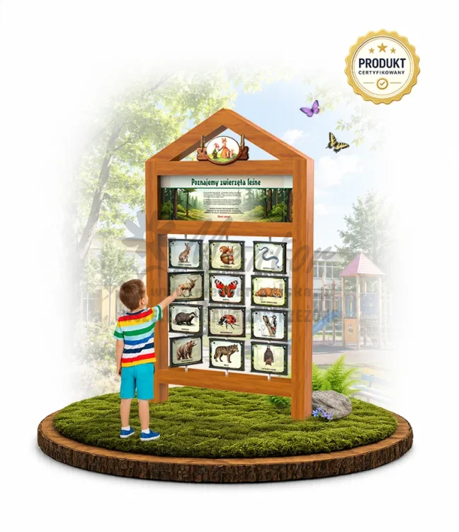 Gra edukacyjna - Memory przedszkolaka, kolor dąb