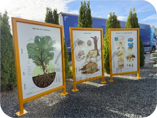 Stelaż słoneczny - zdjęcie z realizacji w terenie