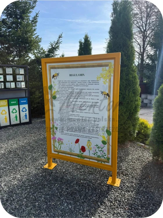 Stelaż słoneczny - zdjęcie z realizacji w terenie