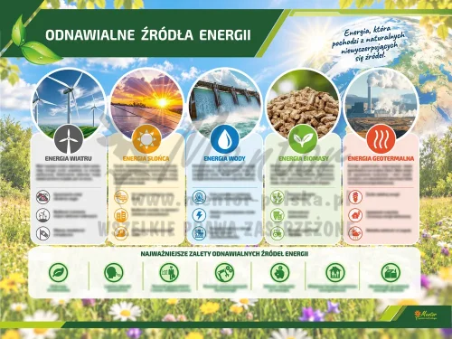 Tablica ekologiczna - Odnawialne źródła energii 2