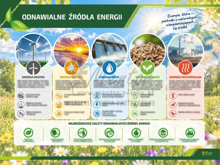 Tablica ekologiczna - Odnawialne źródła energii 2