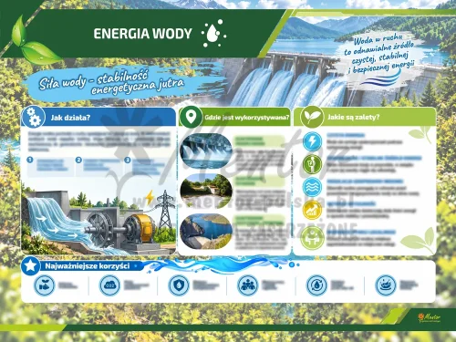 Tablica ekologiczna - Energia wody 2