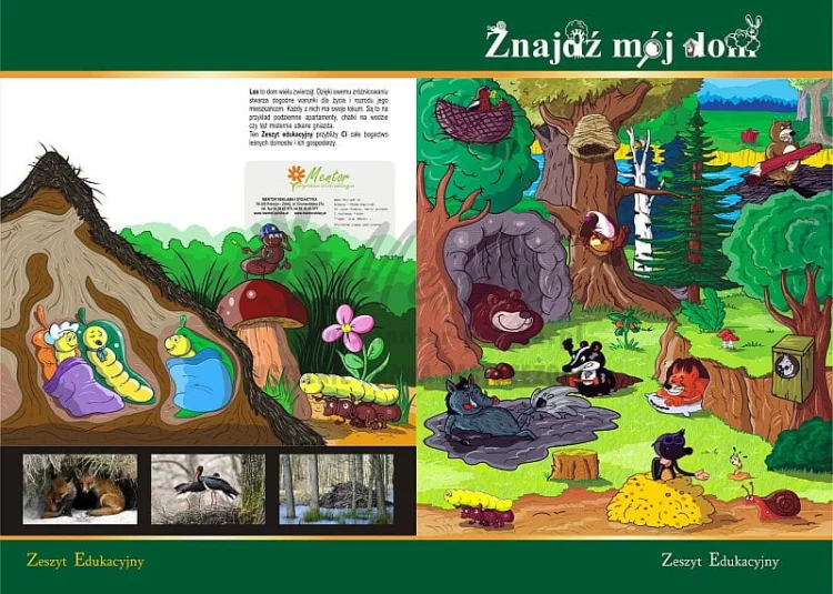 ZESZYT EDUKACYJNY "Znajdź mój dom"