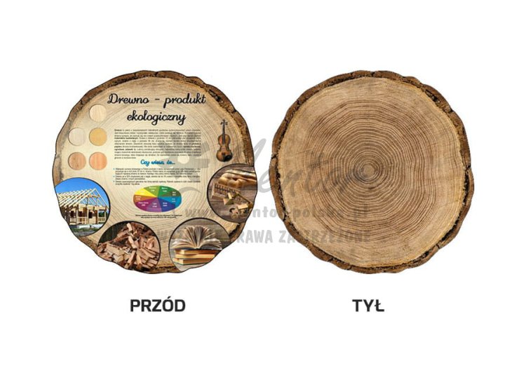 Tablica kształtowa "Drewno"