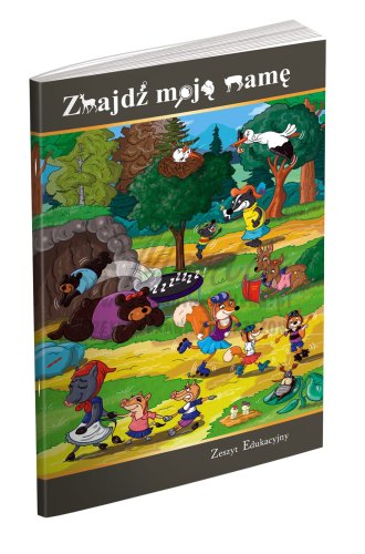ZESZYT EDUKACYJNY "Znajdź moją mamę" okładka złożona, przód