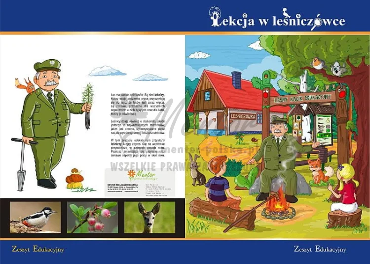ZESZYT EDUKACYJNY "Lekcja w leśniczówce"
