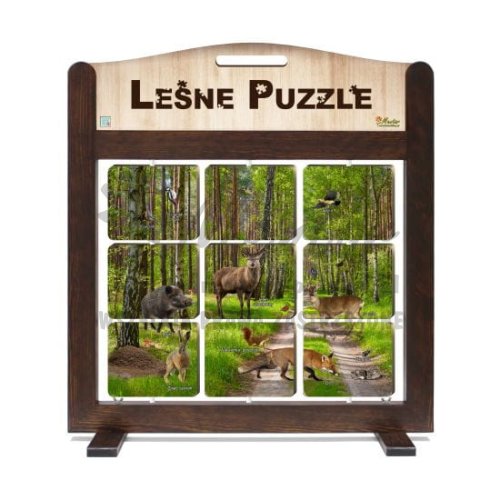 GRA MOBILNA - LEŚNE PUZZLE "EKOSYSTEMY" - (wizualizacja poglądowa)