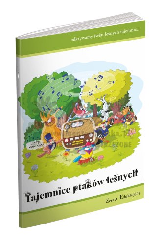 ZESZYT EDUKACYJNY "Tajemnice ptaków leśnych" okładka złożona, przód