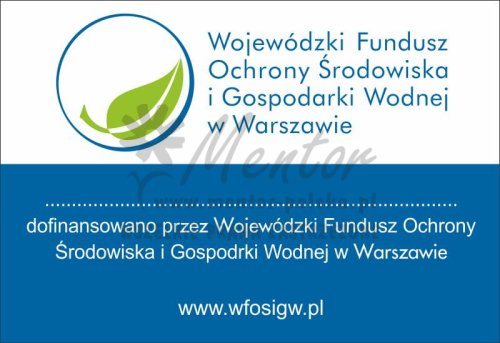Tablica informacyjna o dofinansowaniu ze środków Wojewódzkiego Funduszu Ochrony Środowiska i Gospodarki Wodnej