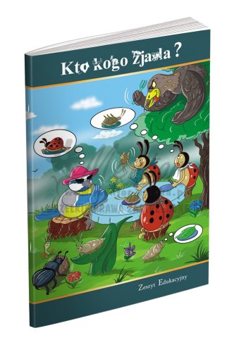 ZESZYT EDUKACYJNY "Kto kogo zjada" okładka złożona, przód