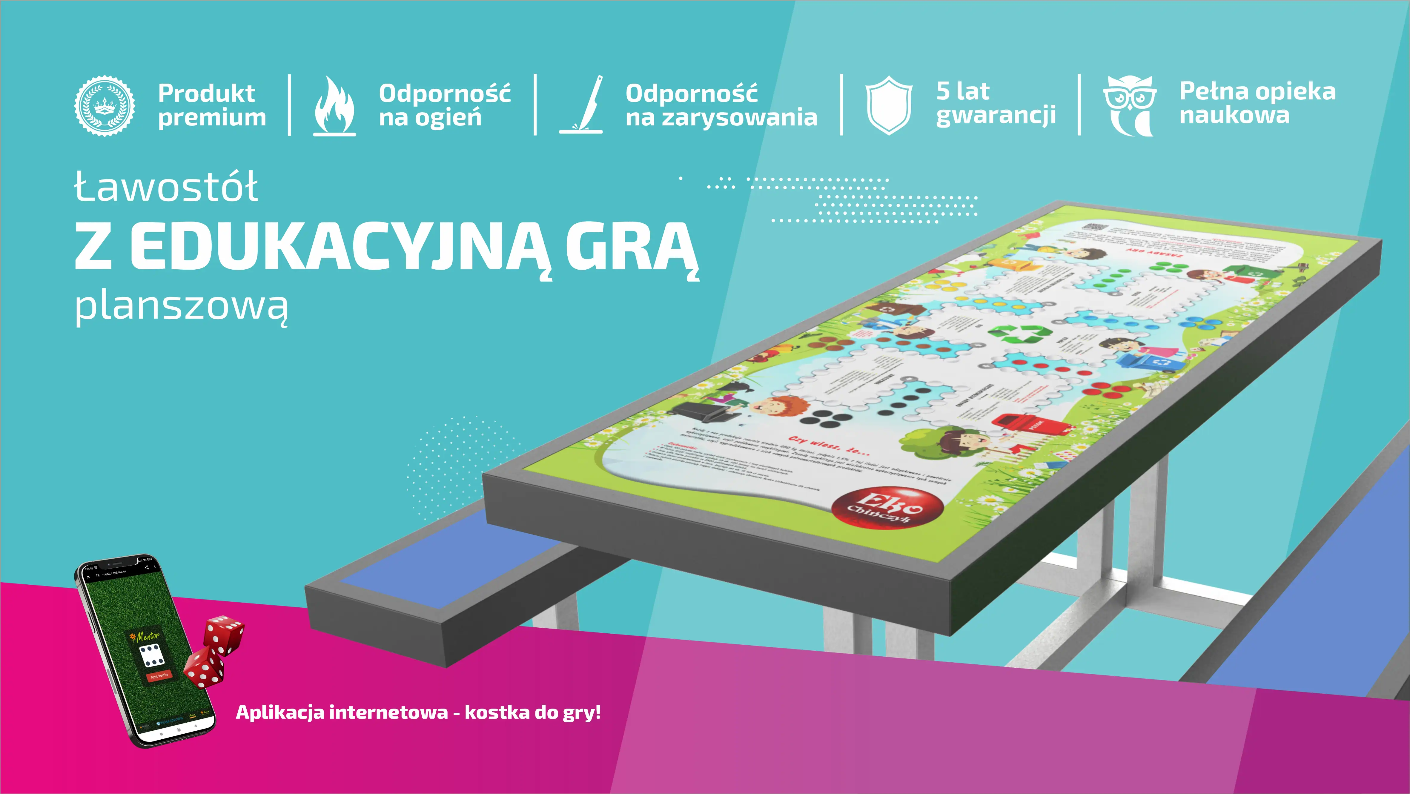 Baner kategorii Ławostoły Edukacyjne Aluminiowe