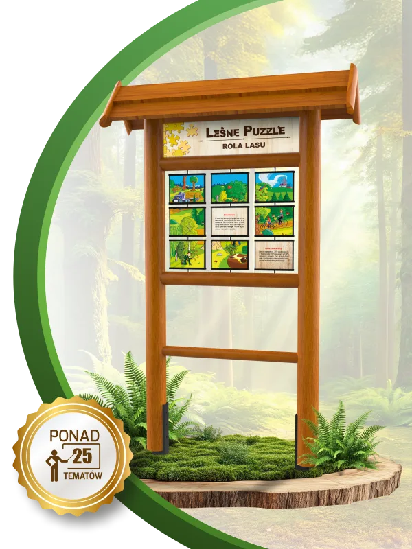 Gra terenowa Leśne Puzzle