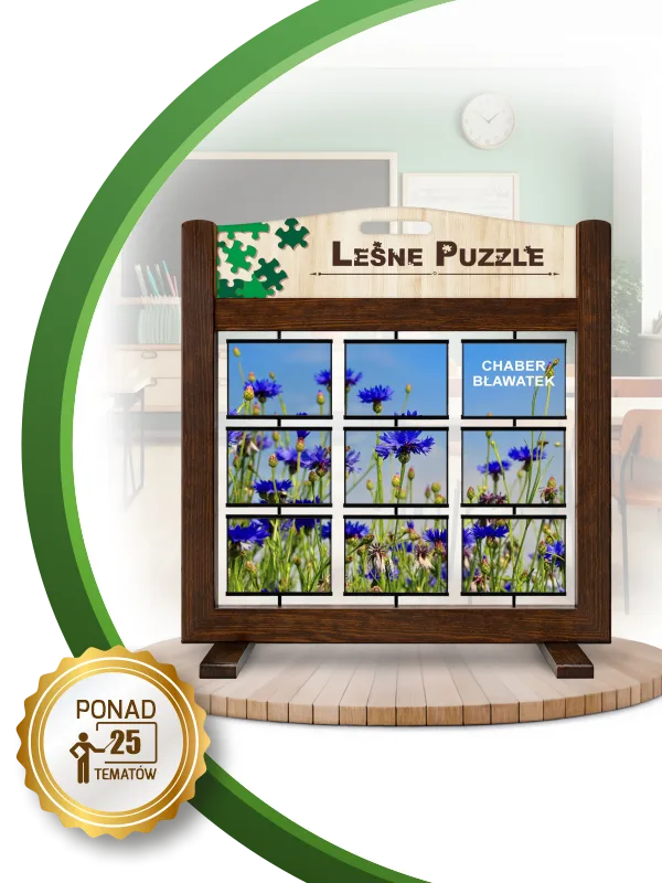 Gra mobilna Leśne Puzzle