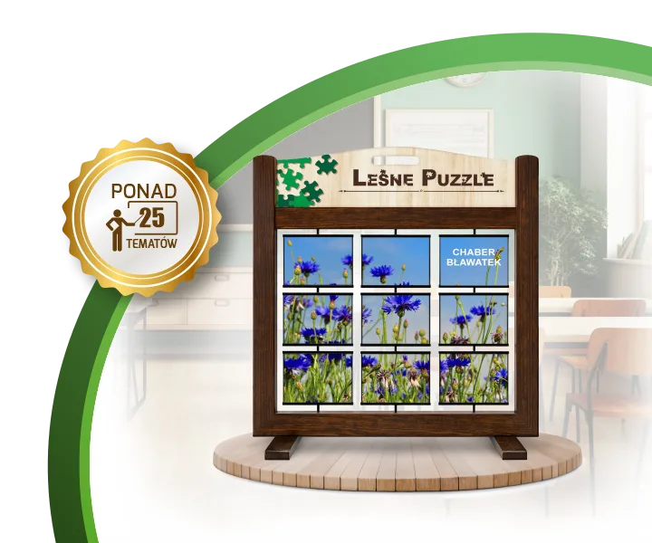 Gra mobilna Leśne Puzzle